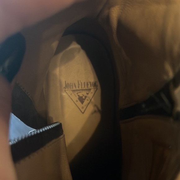 Size 10 John Fluevog washed green boots - Picture 7 of 8